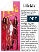 Little Mix Poster Analysis