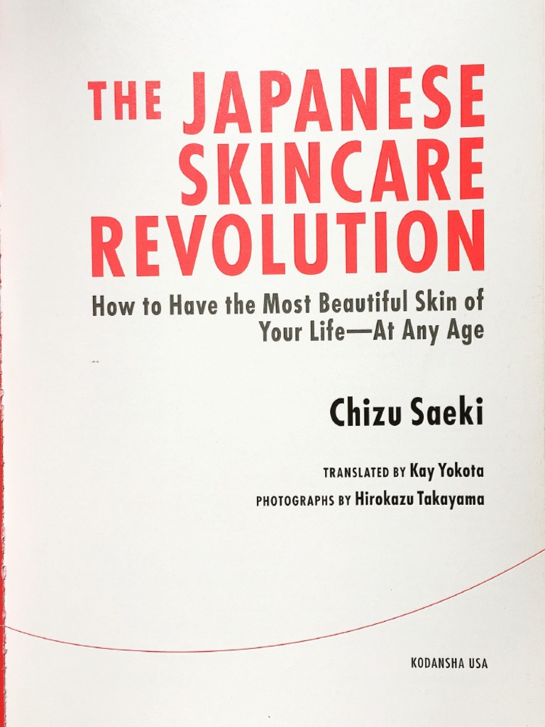 chizu saeki skincare