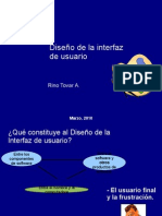 Diseño de La Interfaz de Usuario