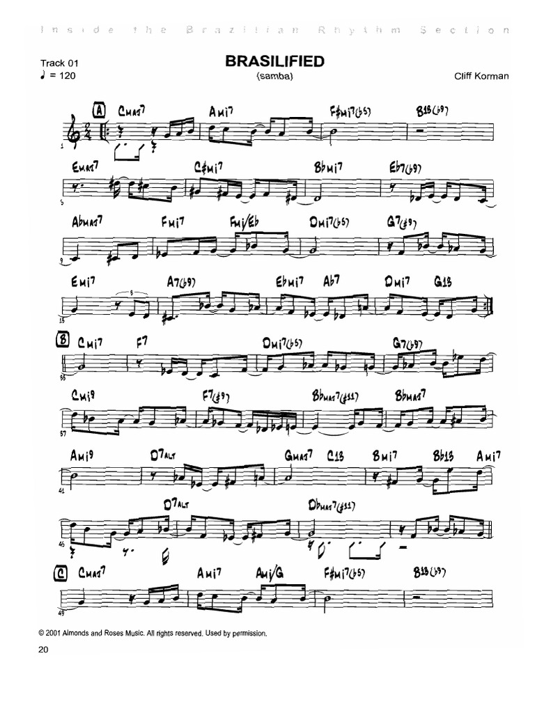 Chart de Brasilified Samba | PDF