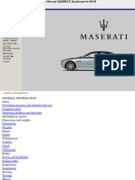 Maserati QP 2006 - 2007 Workshop Manual