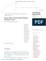 Solar, Wind, 2-Input Hybrid Battery Charger Circuit - Electronic Circuit Projects