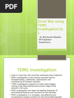 Drive Test Using Tems Investigation16