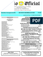 2016 - DIARIO - DE - AGOSTO, - 12 Convocação Agente de Endemias PDF