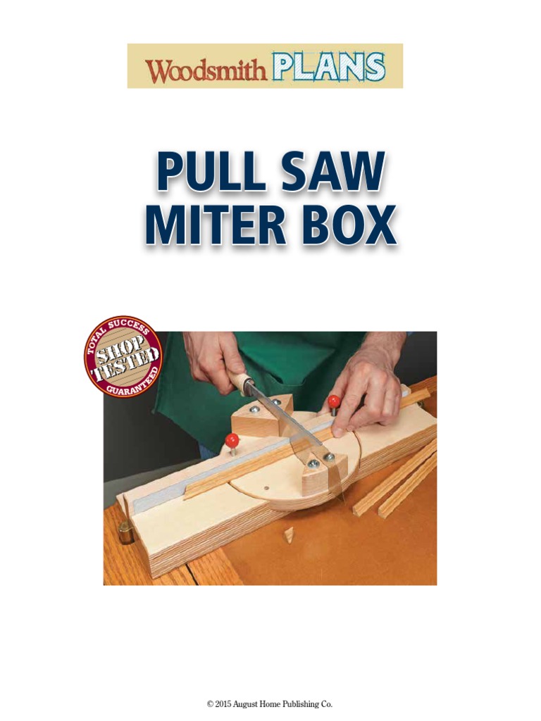 SN11536 Pull Saw Miter Box PDF Cutting Screw