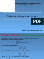 Sistemas de Primer Orden