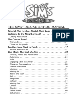 The Sims 1 Deluxe User Manual