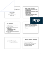 procedural pain mangement in children