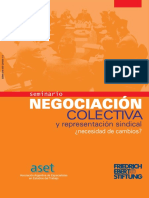 Negociacion Colectiva Ciclo Sem ASET-FES 2013