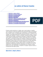 Ejercicios Sobre El Darse Cuenta PDF