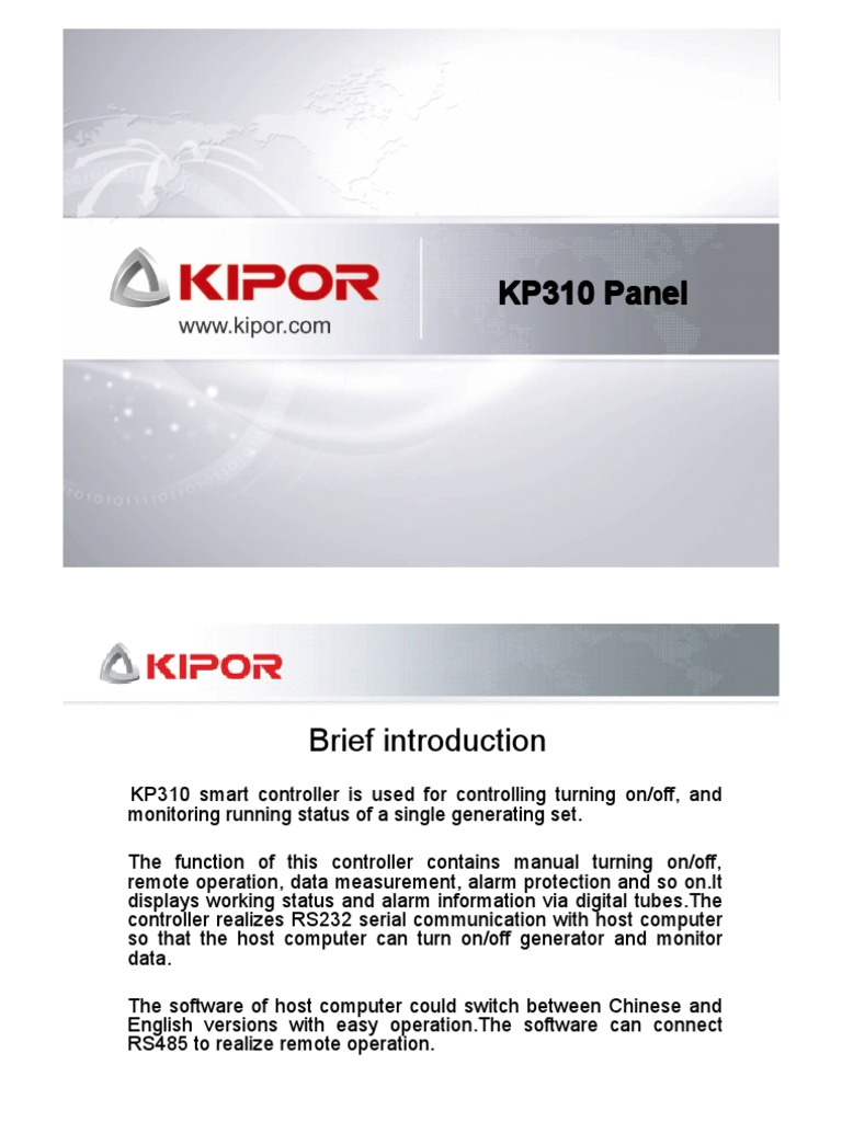 KP310 Smart Controller Overview | PDF | Electrical Connector | Printed ...