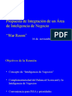 Propuesta de Integración de Un Área de Inteligencia