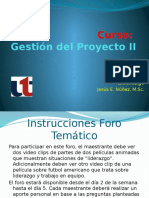 F.1 Gestion Proyectos II - Foro Video Clips