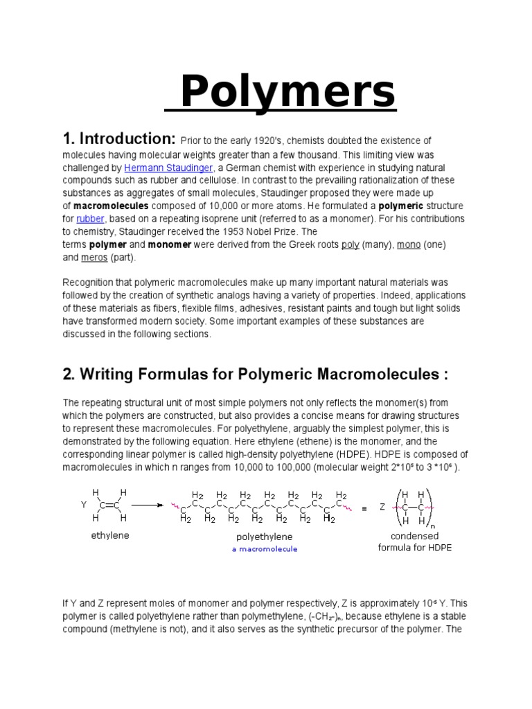 Polymers Science Project – Polymer Science Journal – UIEB