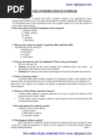 compiler questions
