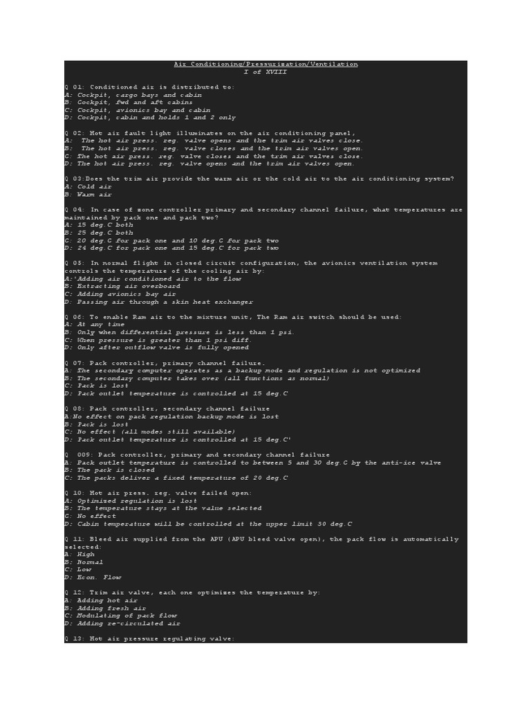 Question Bank Airbus A320 Pdf Flight Dynamics Fixed Wing
