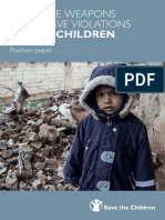 Explosive Weapons and Grave Violations Against Children