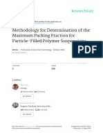 Methodology for Determination of the Maximum Packing Fraction for Particle-Filled Polymer Suspensions
