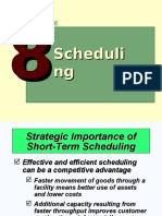 Lecture 8 Scheduling