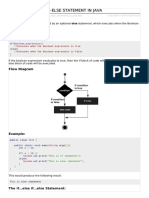 If Else Statement in Java