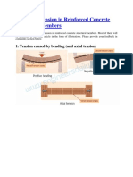 Sources of Tension in Reinforced Concrete Structural Members