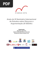 2016 - Anais III SEDiAr - Franco San Román - Ethos Cleón