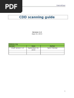 CDD Scanning Guide