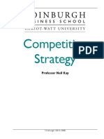 Competitive Strategy Course Taster