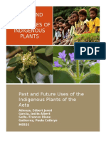 Past and Future Uses of Indigenous Plants of Aeta Community