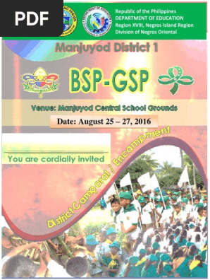 2016 17 District Bsp Gsp Joint Camporal Aug 25 27 2016