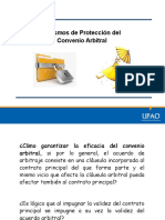 Mecanismos protección convenio arbitral