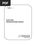 Gu a Para Presentaciones Orales