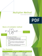 Multiplier Method: Business Analysis and Valuation