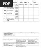 Year 9 Autumn Term Unit 1 Algebra 1/2 6 Hours: Objective NNS Resources Support Plenary Homework Lesson 1