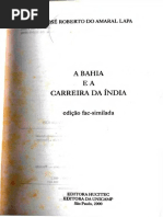 A Bahia e a Carreira Da Índia