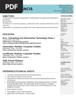 javed francis resume bsc-2 updated