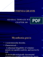 Myasthenia Gravis: General Thoracic Surgery