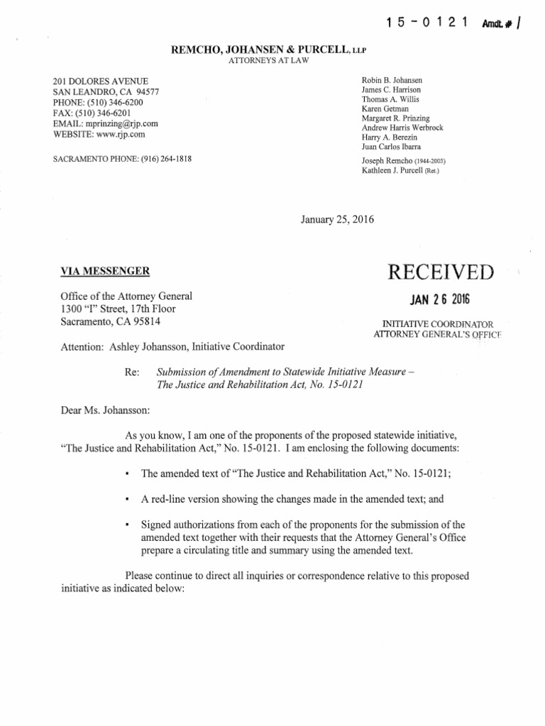 Prop 57150121 (Prison Sentence Reform)_1 Juvenile Delinquency