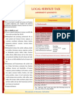 Local Service Tax FAQs