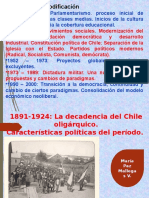 Parlamentarismo 1891 - 1925 María Paz Mallegas V.