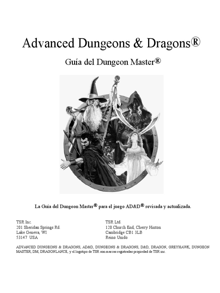 02AD&D 2.0 - Guia Del Dungeon Master | PDF