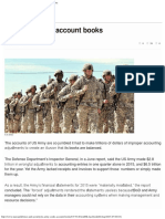 US Army Cooks Account Books - News Agency of Nigeria