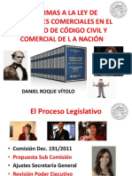 Reformas a La Ley de Sociedades Comerciales en El Proyecto de Código Civil y Comercial de l a Nación Por Daniel r