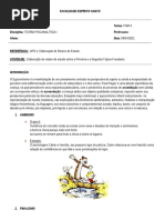 Roteiro de Estudo Sobre a Primeira e Segunda Tópicas Freudiana