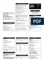 Scapy Cheat Sheet: Sending Packets Receiving and Analyzing Packets