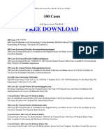 100 Cases PDF
