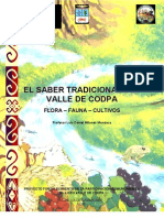 El Saber Tradicional Del Valle de Codpa-Flora, Fauna y Cultivos - Texto Sistemático-2006