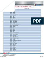 Replacement Spare Parts For CATERPILLAR: O.E.M. REF. Description