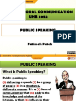 public speaking