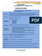 Convocatoria Tiquina 2015